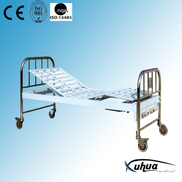 Mild Steel Moveable Two Functions Manual Hospital Ward Bed (C-7)